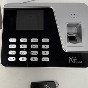 NGTeco Time Clocks for Employees Small Business, AS10 Fingerprint‎ Time